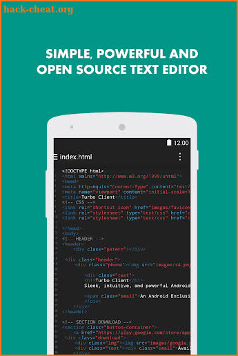 Turbo Editor PRO | Text Editor screenshot