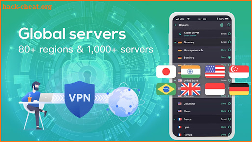 Turbo VPN- Free VPN Proxy Server & Secure Service screenshot