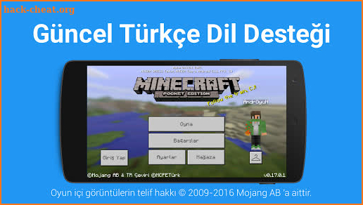 🇹🇷 Türkçe Dil: Minecraft PE screenshot