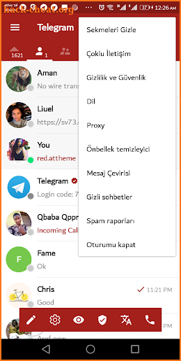 Türkçe (Turkish) Telegram - Unofficial screenshot