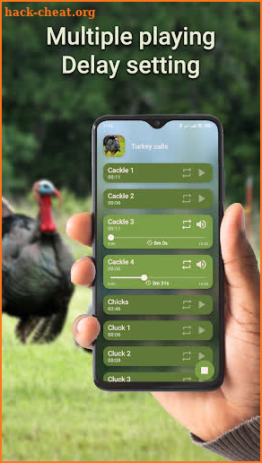 Turkey hunting calls screenshot