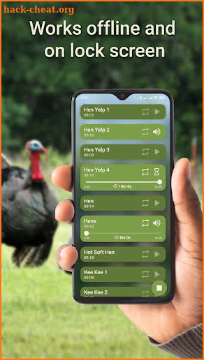 Turkey hunting calls screenshot