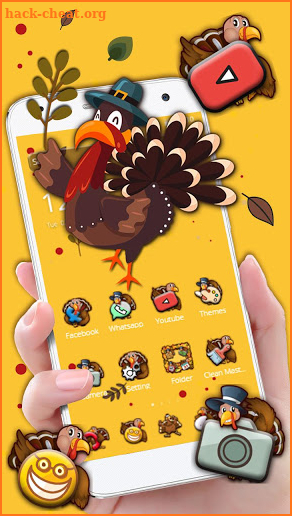 Turkey Thanksgiving Theme screenshot