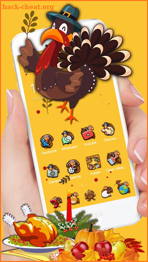 Turkey Thanksgiving Theme screenshot