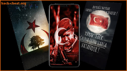 Turkish Flag Wallpapers 4K HD screenshot