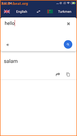 Turkmen English Translate screenshot