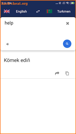 Turkmen English Translate screenshot