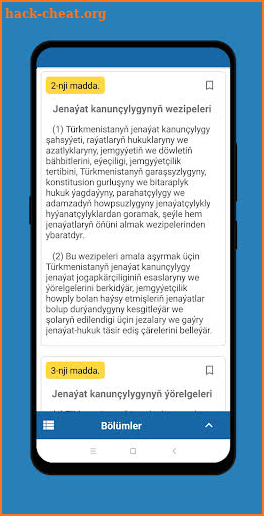 Türkmenistanyň Jenaýat kodeksi screenshot