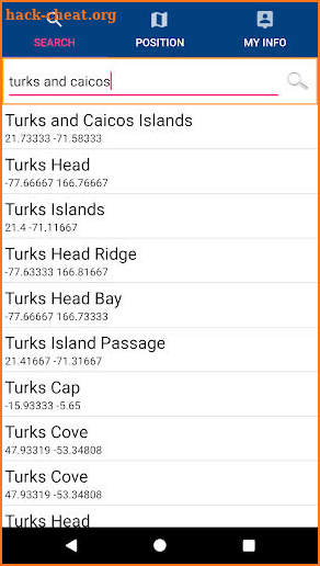 Turks and Caicos Islands GPS Nautical Charts screenshot
