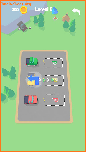 Turn and park screenshot