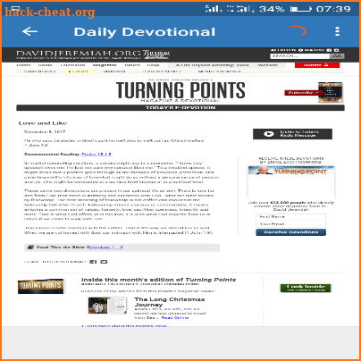 Turning Point Ministries - Dr David Jeremiah screenshot