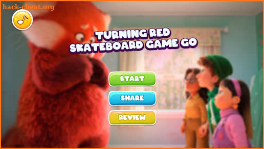 Turning Red game skate family screenshot