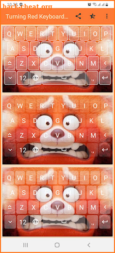 Turning Red Keyboard Wallpaper screenshot