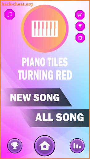 Turning Red Piano Tiles screenshot