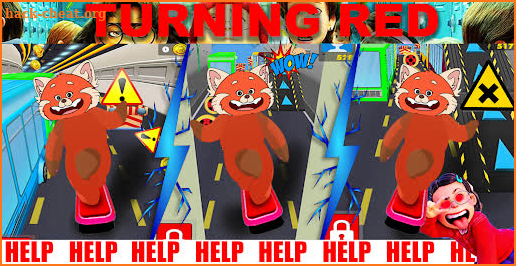 Turning Red Subway 3D screenshot