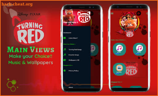 Turning Red Wallpapers & Songs screenshot