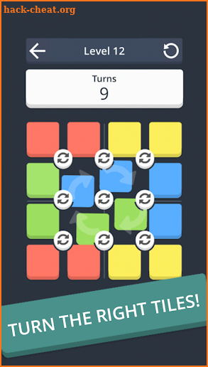 Turning Tiles - Challenging Turn-Based Puzzle Game screenshot