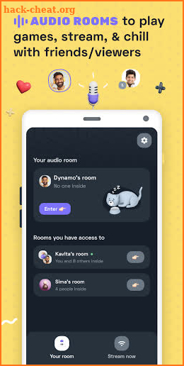 Turnip: Livestream, play games, talk with friends screenshot