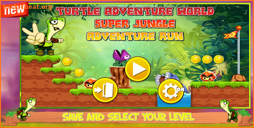 Turtle Adventure World- Super Jungle Adventure Run screenshot