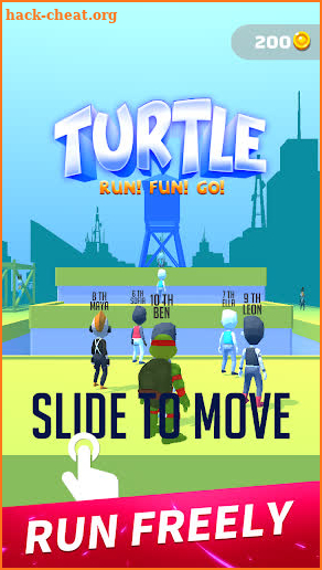 Turtle Parkour Race 3D - Free screenshot