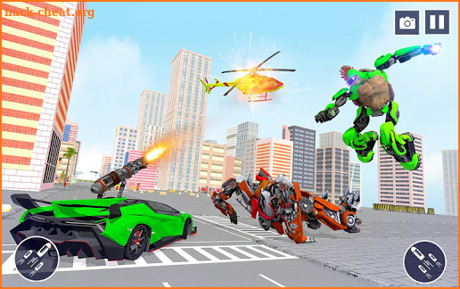 Turtle Robot Transform Car Super Robot Games screenshot