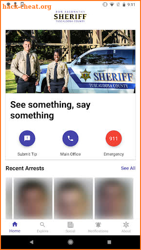 Tuscaloosa County Sheriff screenshot