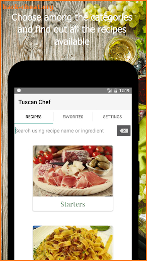 Tuscan Chef - All recipes from Italian tradition screenshot