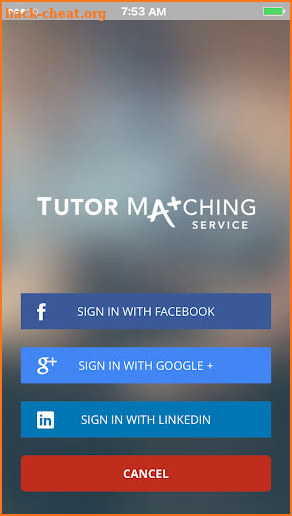 Tutor Matching Service screenshot