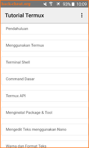Tutorial Termux Bahasa Indonesia PRO - Offline screenshot