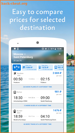 Tutu.ru - flights, Russian railway and bus tickets screenshot