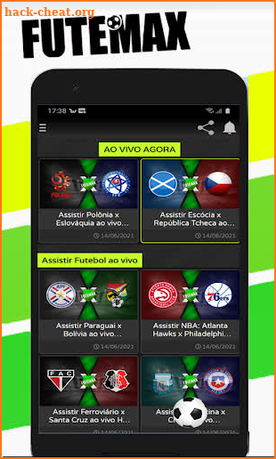 tv ao vivo futebol Futmax screenshot