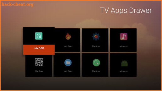 TV Apps Drawer screenshot