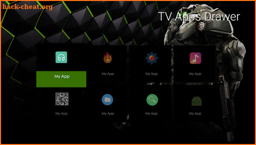 TV Apps Drawer screenshot