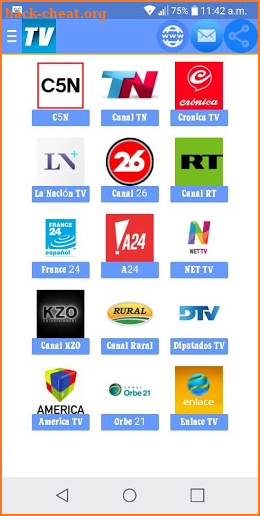 TV Argentina en Vivo - TDT Argentina Online screenshot