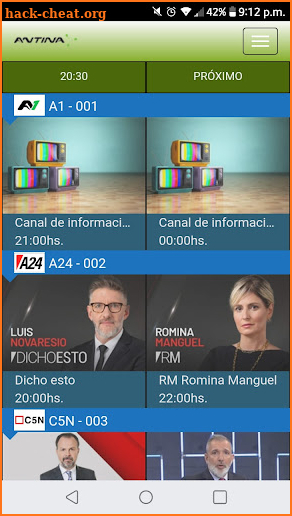 TV Argentina en Vivo - Television Abierta screenshot