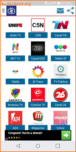 TV Argentina en Vivo - TV Abierta HD screenshot