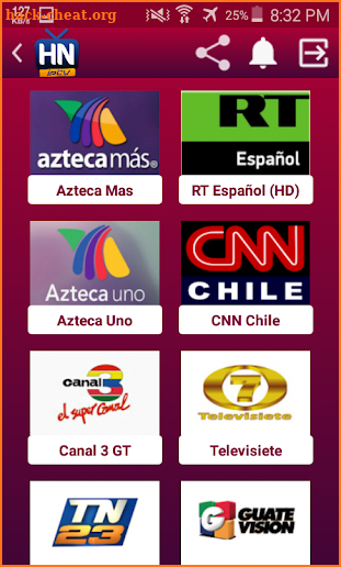 TV Canales Honduras screenshot