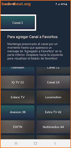 TV Costa Rica Simple screenshot