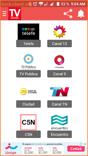 TV de Argentina en Vivo screenshot