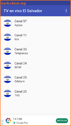 TV en linea El Salvador screenshot