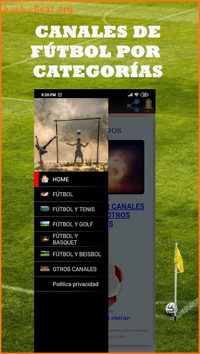 TV fútbol en VIVO Gratis - TV CABLE Guide screenshot