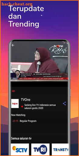 TV Indonesia - TV Indonesia Terlengkap Live Gratis screenshot