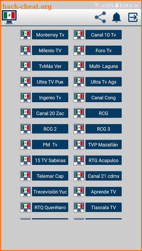 TV Mex Televisión Mexicana en HD screenshot