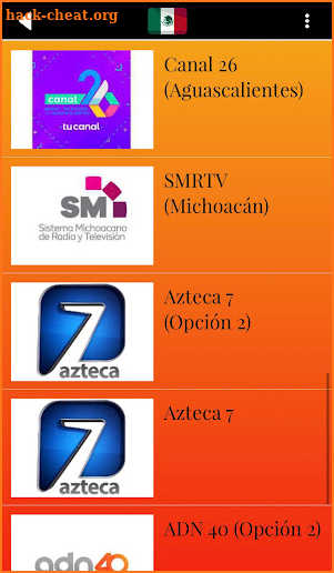 TV México de señal de abierta screenshot