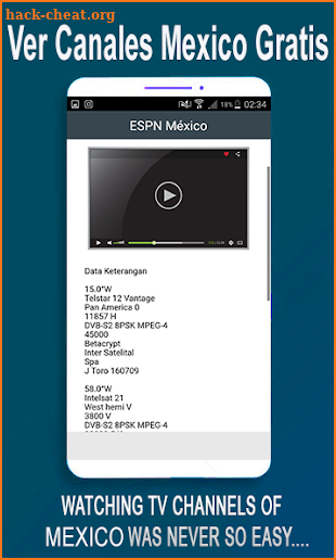 TV Mexico : Free Live TV satelit guide screenshot
