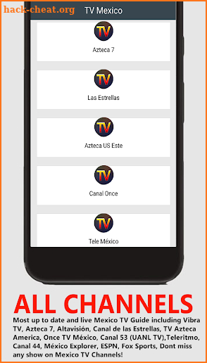 TV Mexico : Live TV & Free satelit Tuto screenshot