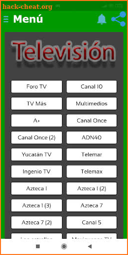 TV México Televisión Radio Ver tv en vivo screenshot