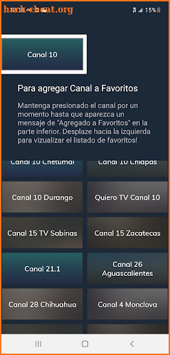 TV Mexico - TV Box Mexican Television screenshot