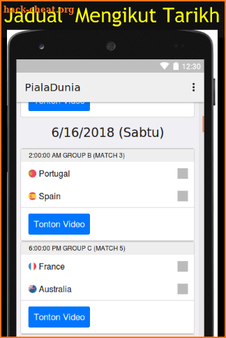 TV Online Piala Dunia 2018 screenshot