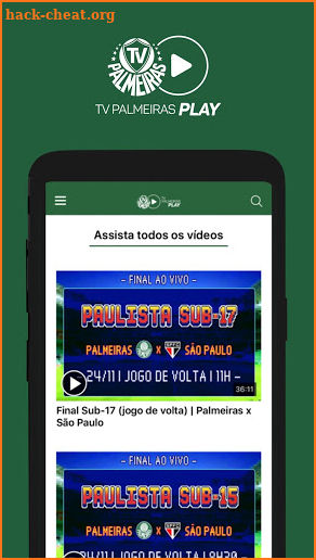 TV Palmeiras PLAY screenshot